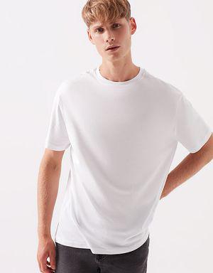 Beyaz Basic Tişört