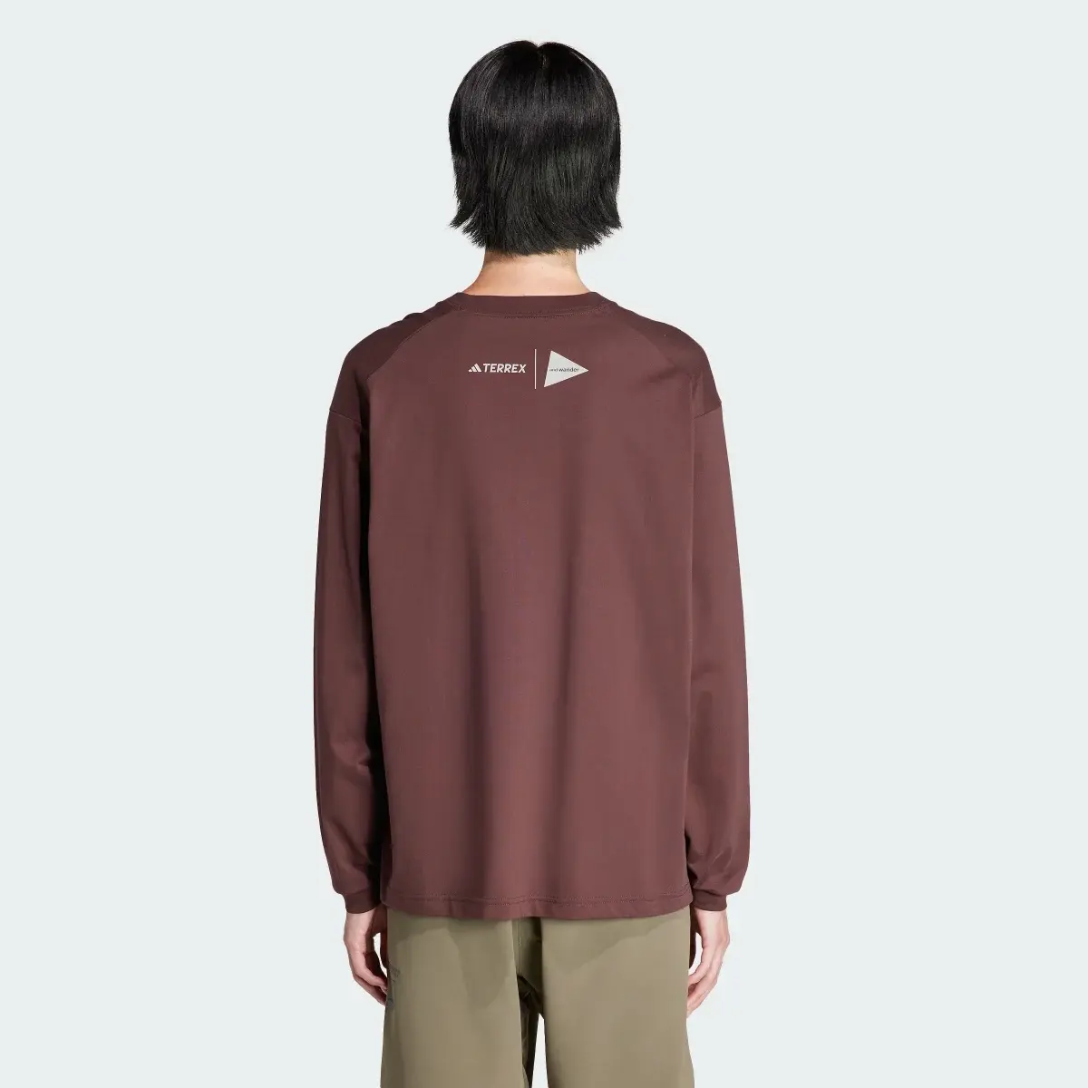 Adidas Maglia Terrex + and wander Xploric Long Sleeve (Neutral). 3