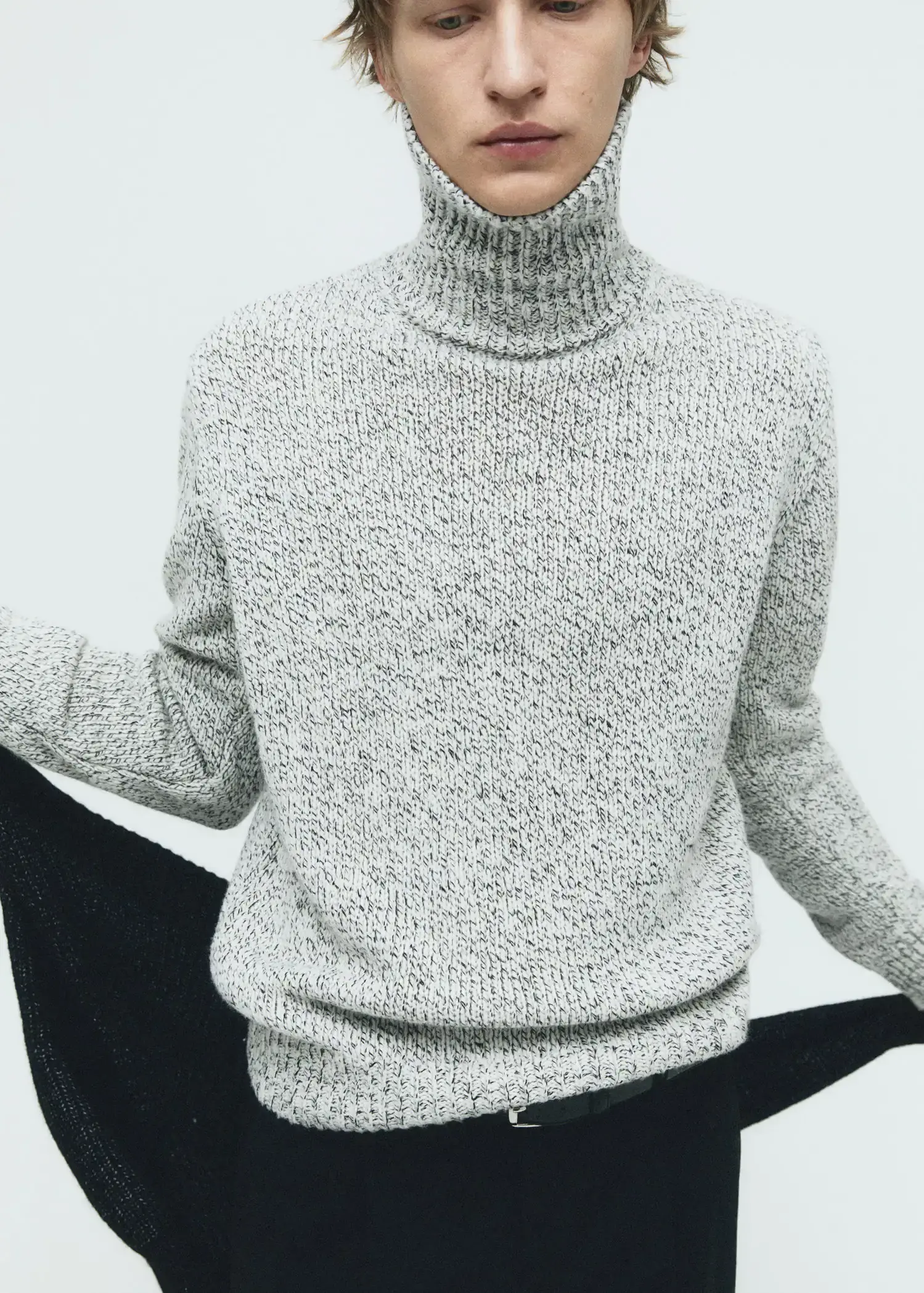 Mango Wool turtleneck sweater. 1