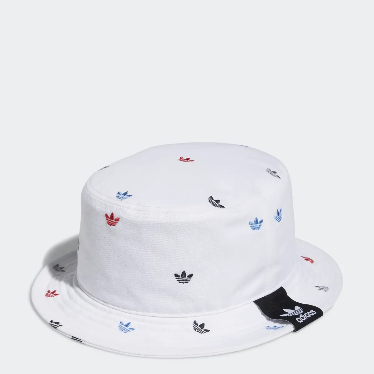 Adidas Allover Print Trefoil Bucket Hat. 1