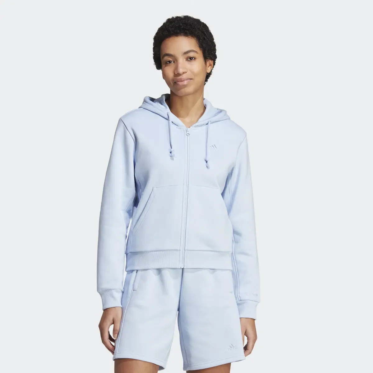 Adidas ALL SZN Fleece Full-Zip Hoodie. 2