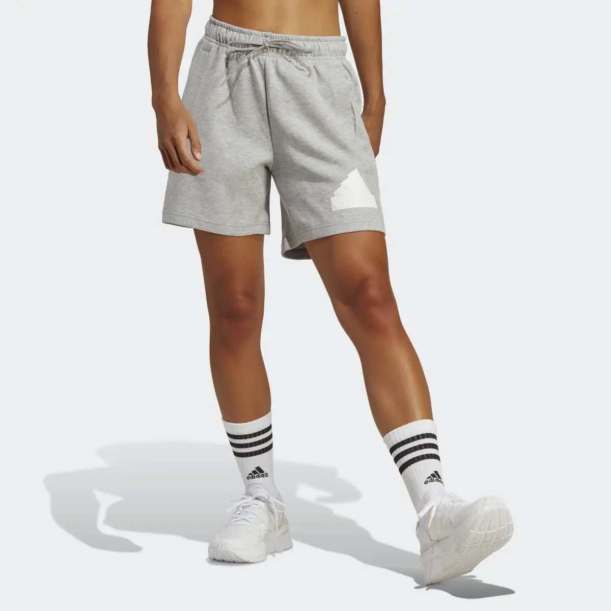 Adidas Future Icons Badge of Sport Shorts. 1