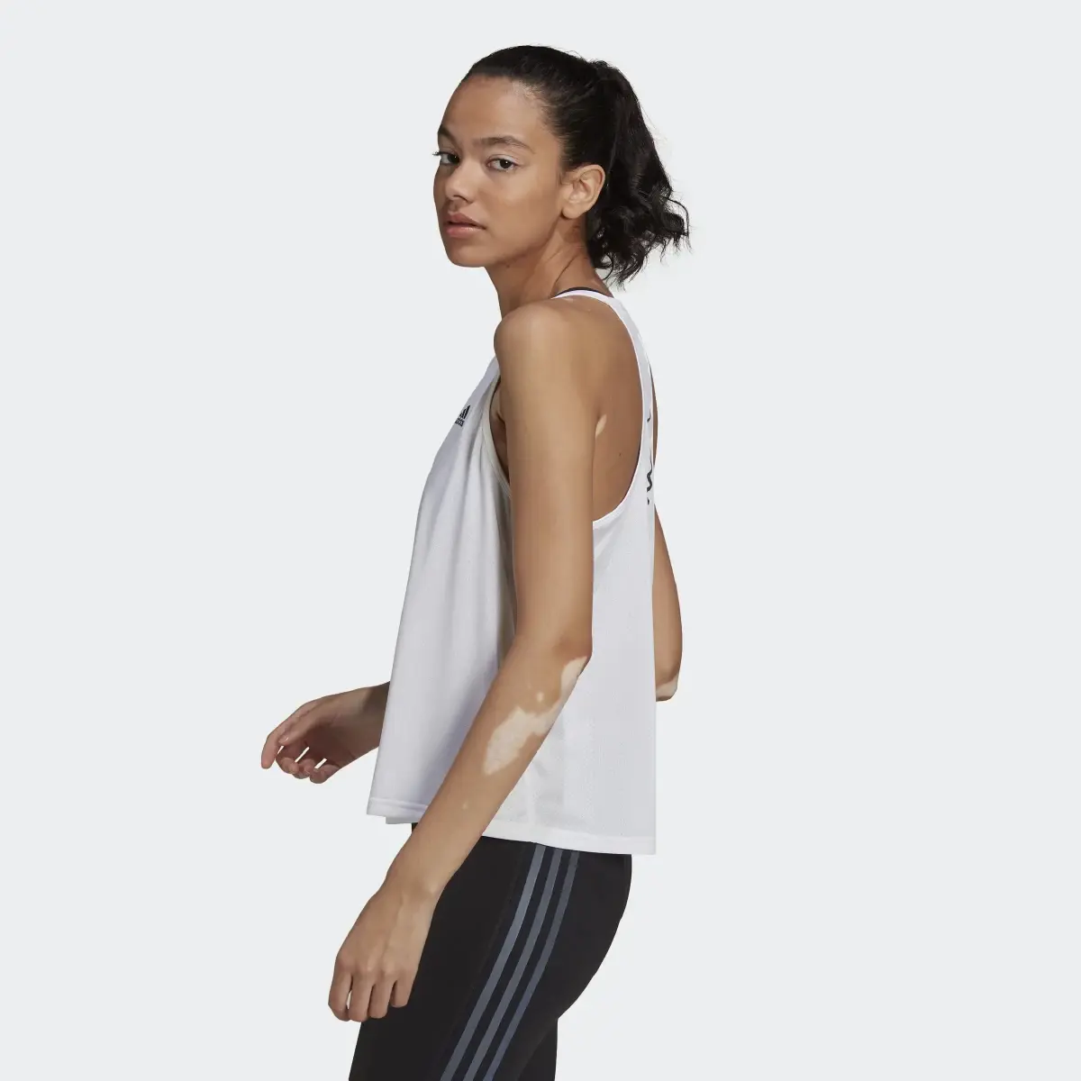 Adidas Parley Run Fast Running Tank Top. 2