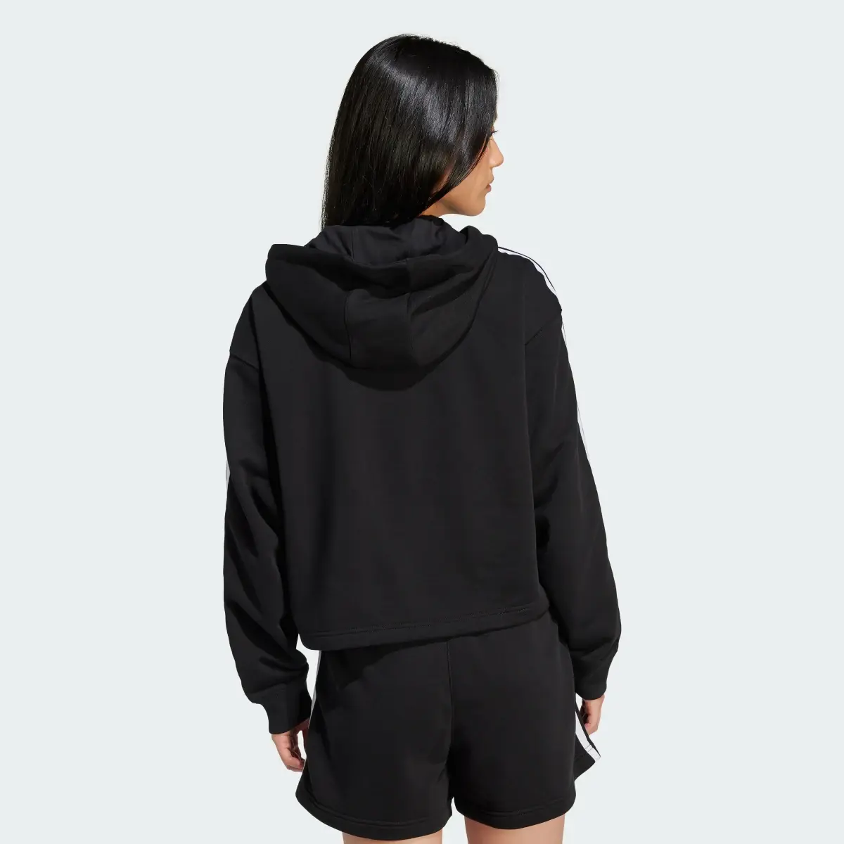 Adidas Adicolor 3-Stripes Short Hoodie. 3