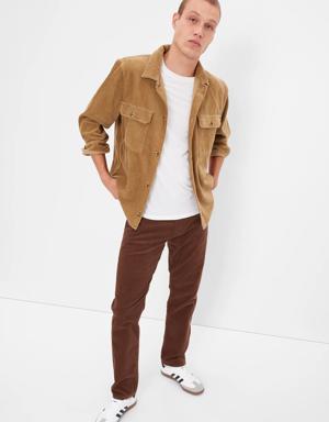 Gap Slim Corduroy Pants in GapFlex with Washwell brown