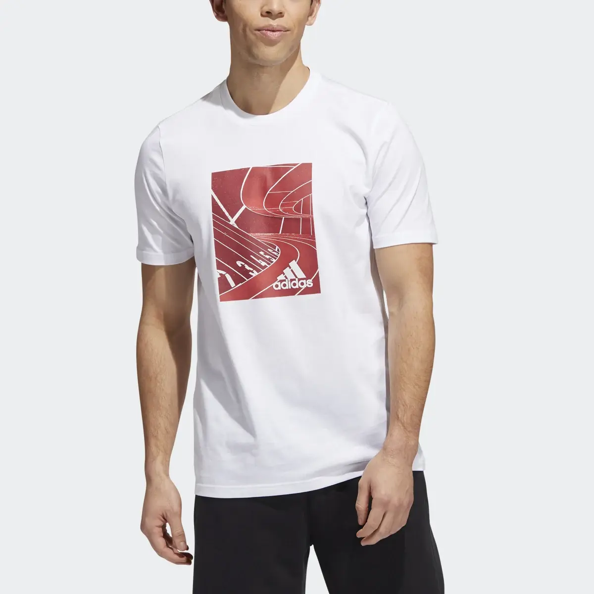 Adidas Basics Photo Real Graphic Tee. 1