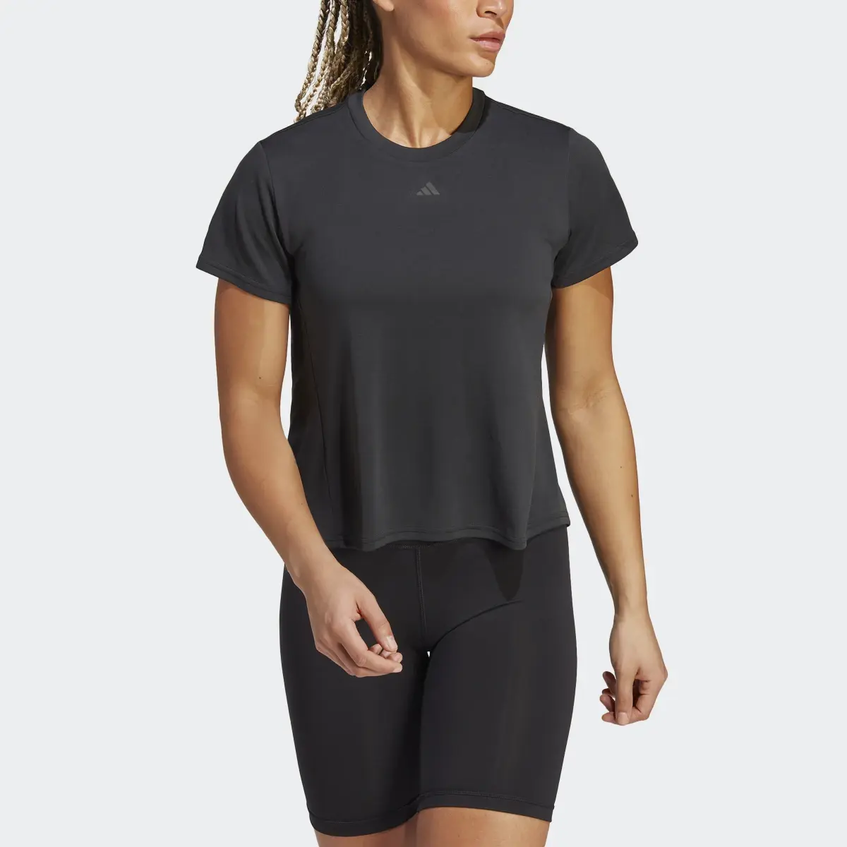 Adidas HIIT HEAT.RDY Sweat-Conceal Training Tee. 1