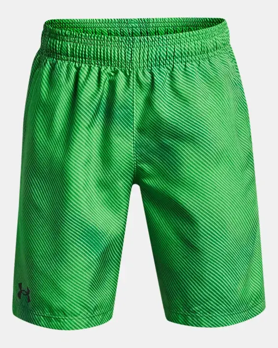 Under Armour Boys' UA Woven Printed Shorts. 1