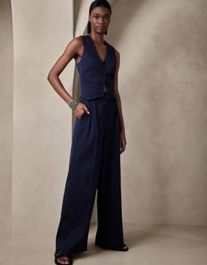 Mare Wide-Leg Pant blue