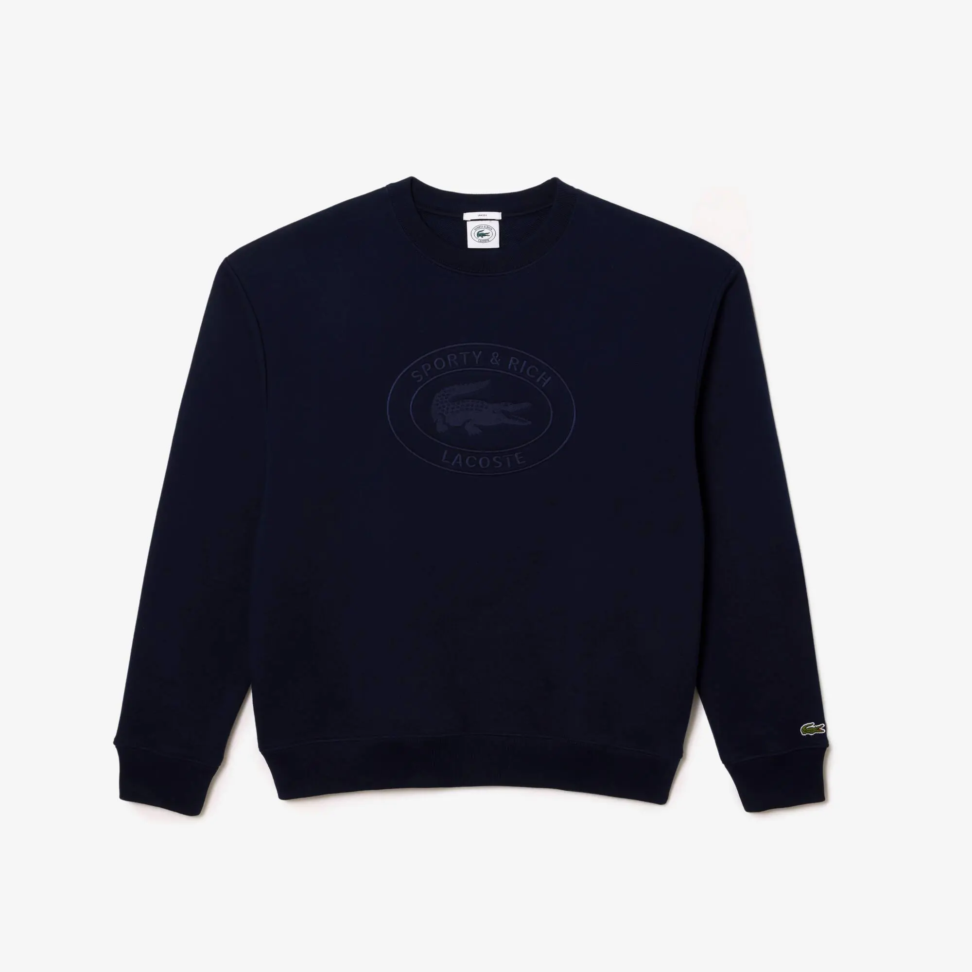 Lacoste x Sporty & Rich Embroidered Sweatshirt. 2