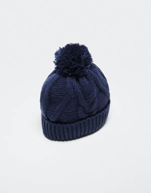 Knitted braided hat