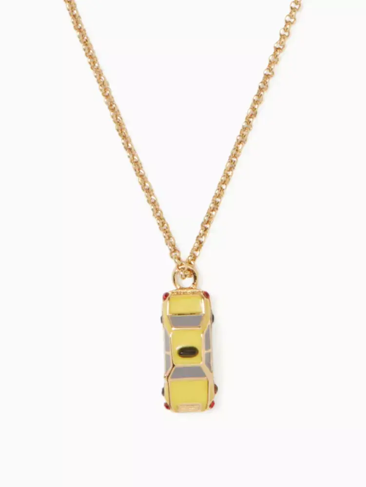 Kate Spade Ma Cherie Taxi Mini Pendant. 1