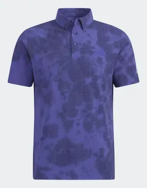 Play Green Spray-Dyed Golf Polo Shirt