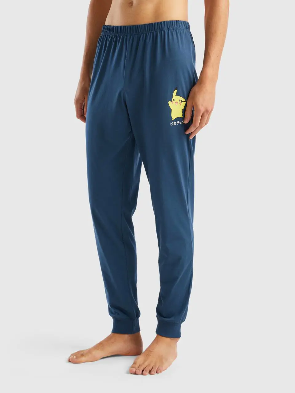 Benetton pokémon trousers in long fiber cotton. 1