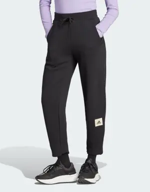 Adidas Lounge French Terry Barrel-Leg Pants