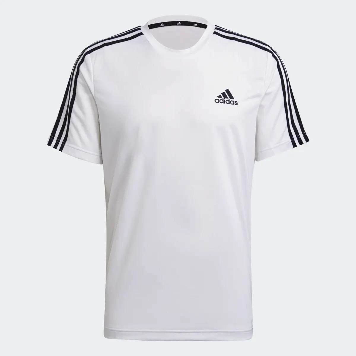 Adidas AEROREADY Designed to Move Sport 3-Stripes T-Shirt. 1