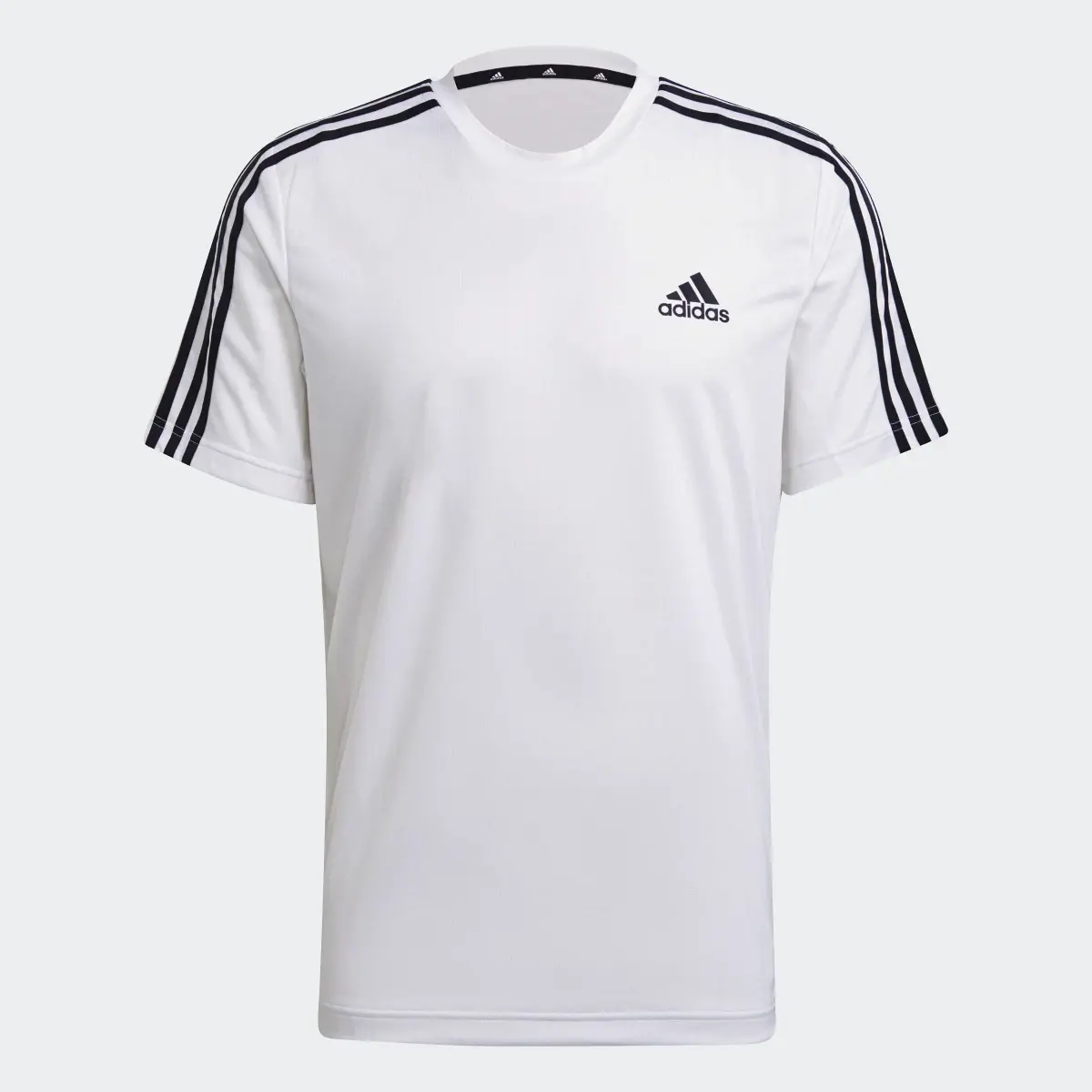 Adidas Camiseta AEROREADY Designed To Move Sport 3 bandas. 1