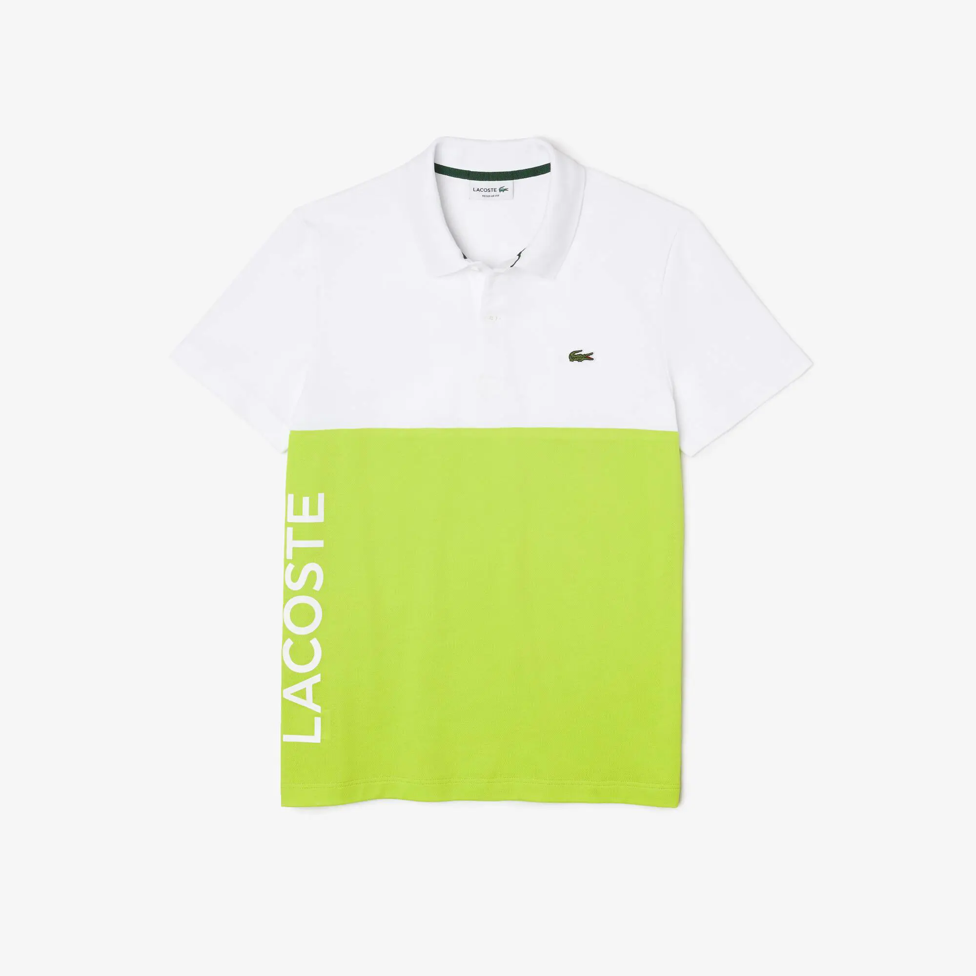 Lacoste Regular Fit Stretch Cotton Colourblock Polo Shirt. 2