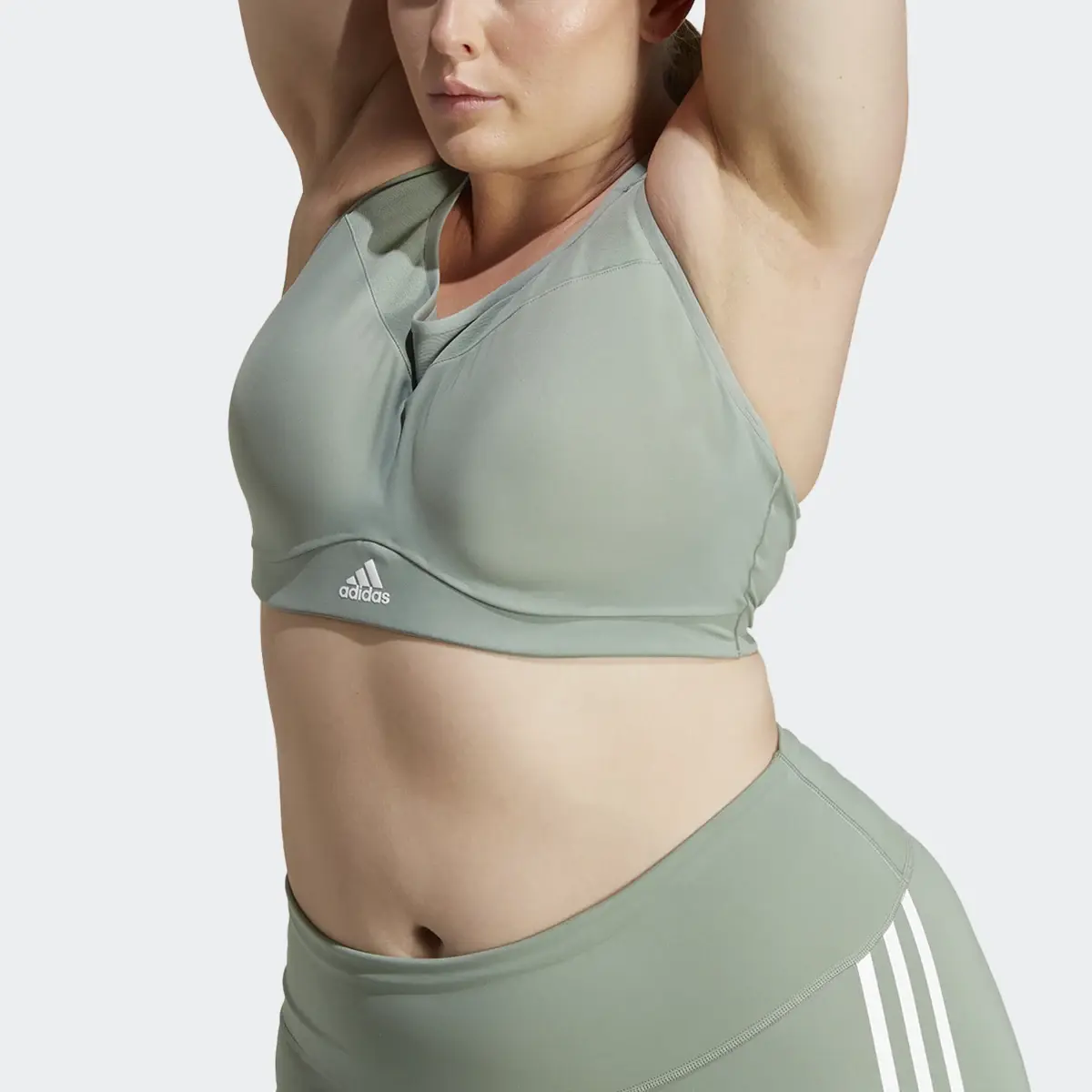 Adidas TLRD Impact Training High-Support Bra (Plus Size). 1