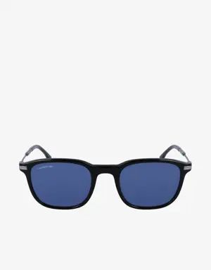 Lacoste Men’s Lacoste Rectangular Acetate Sunglasses