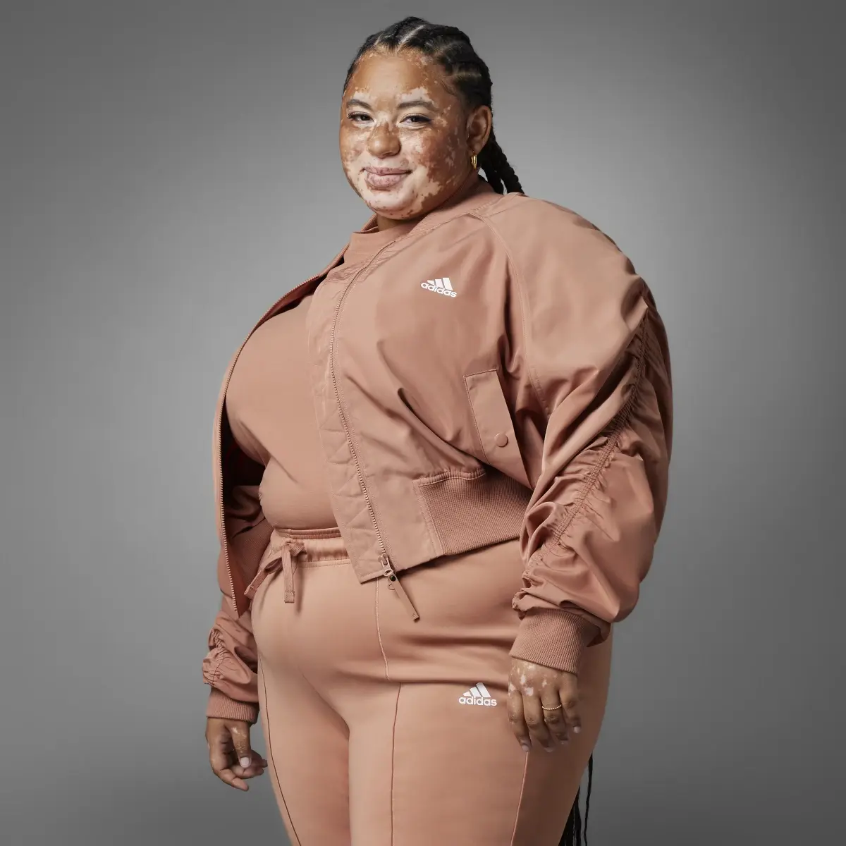 Adidas Collective Power Bomber Jacket (Plus Size). 3