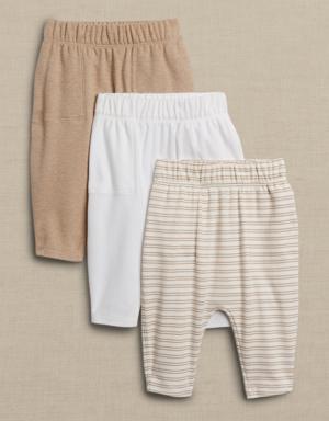 Essential SUPIMA® Pant 3-Pack for Baby + Toddler beige