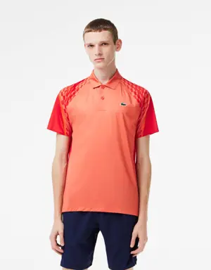 Polo tricolore homme Lacoste Tennis x Novak Djokovic