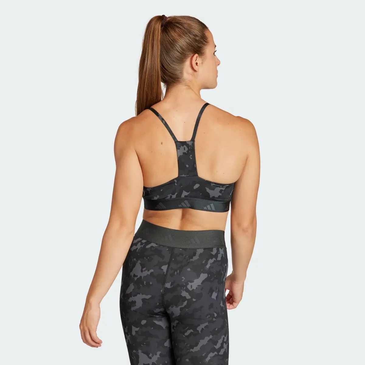 Adidas Brassière Aeroreact Training Techfit Maintien léger. 3