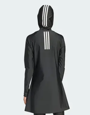Adidas 3-Stripes Swim Long Sleeve Top. 3