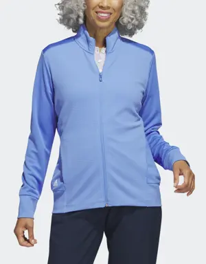 Adidas Textured Full-Zip Golf Jacket