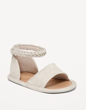 Faux-Suede Braided Sandals for Baby multi