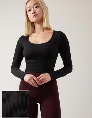 Athleta Aurora Seamless Top black