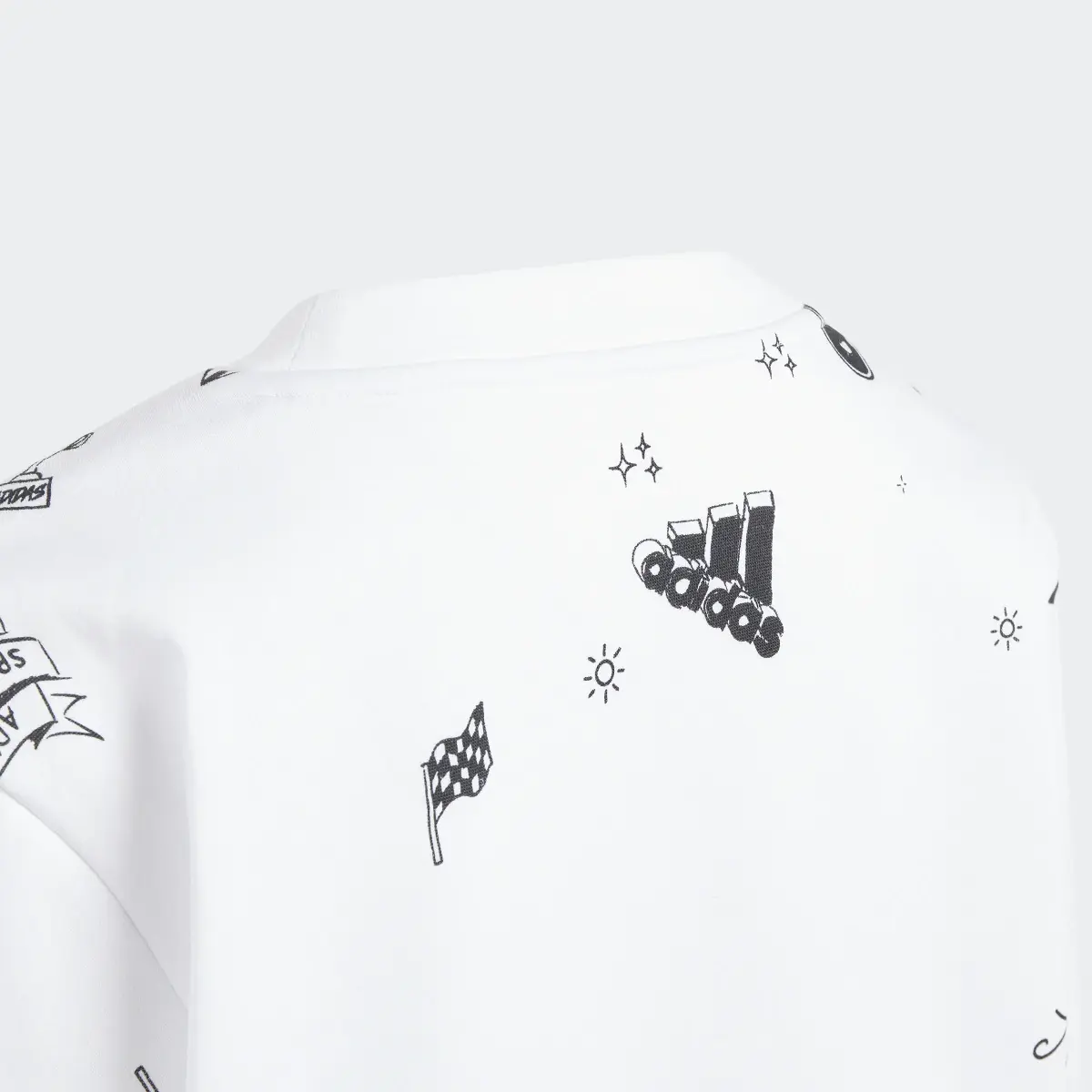 Adidas Brand Love Allover Print Kids Sweatshirt. 3