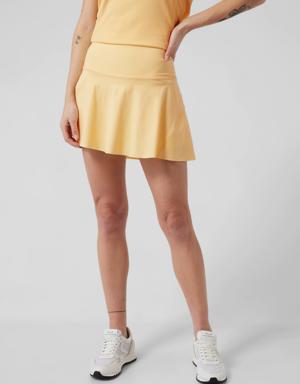 Athleta Ace Tennis Skort 13.5&#34 yellow