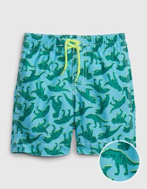 Toddler 100% Recycled Graphic Swim Trunks multi