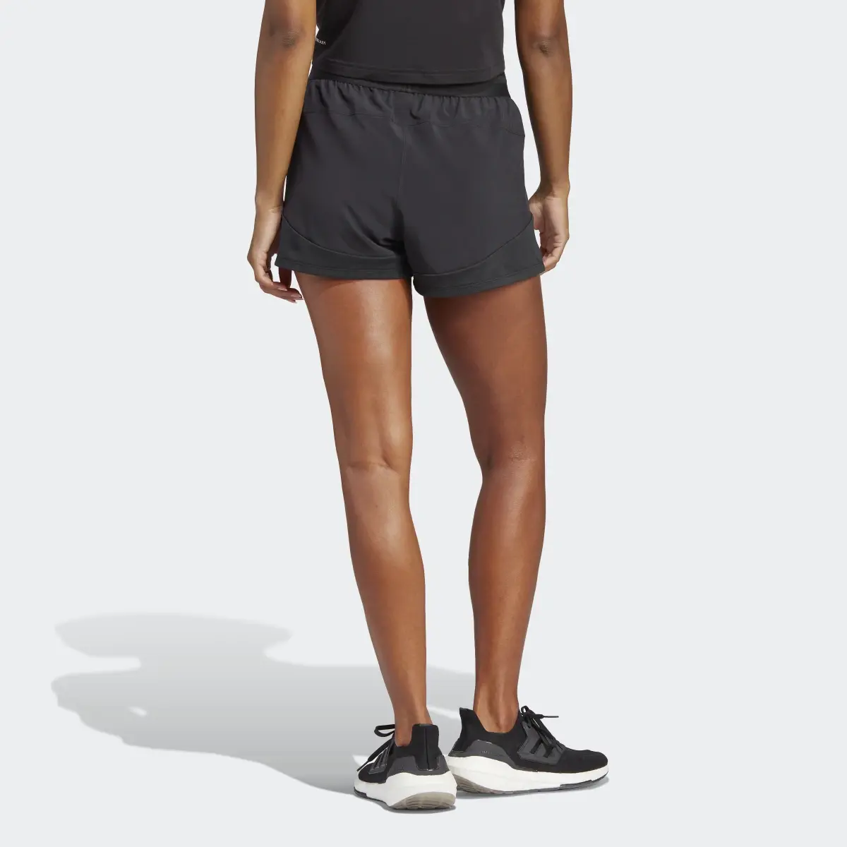 Adidas Training Hyperglam Pacer Shorts. 2
