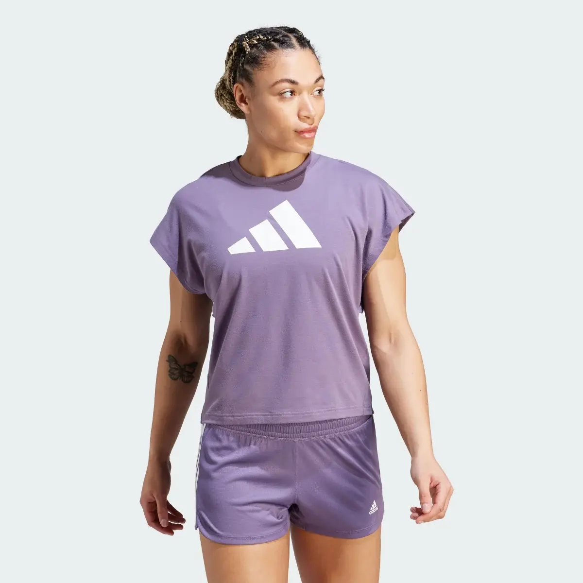 Adidas Train Icons Training Regular Fit Logo Tee. 2