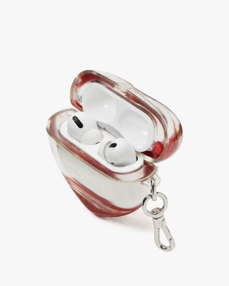 Kate Spade Pitter Patter Liquid Glitter Airpod Pro Second Gen Case. 3