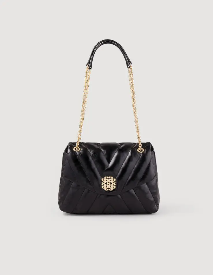 Sandro Mila quilted leather bag. 1