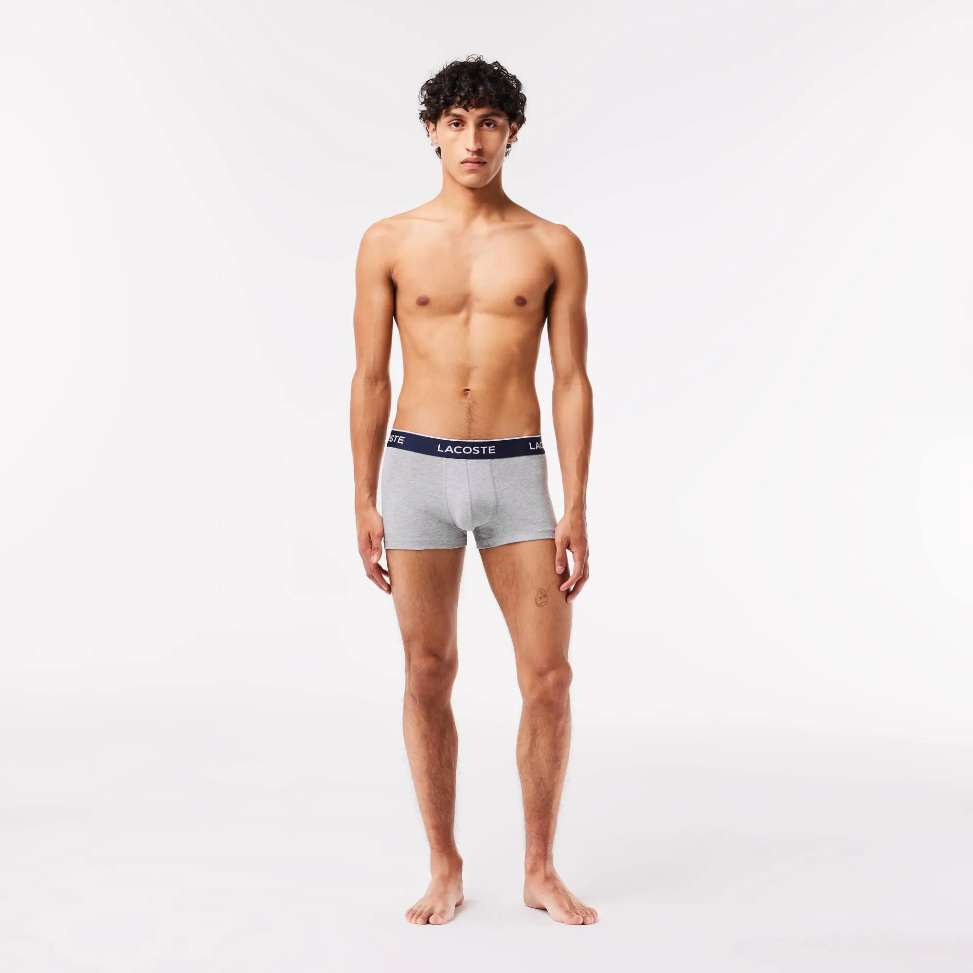 Lacoste Pack Of 3 Casual Black Trunks. 1