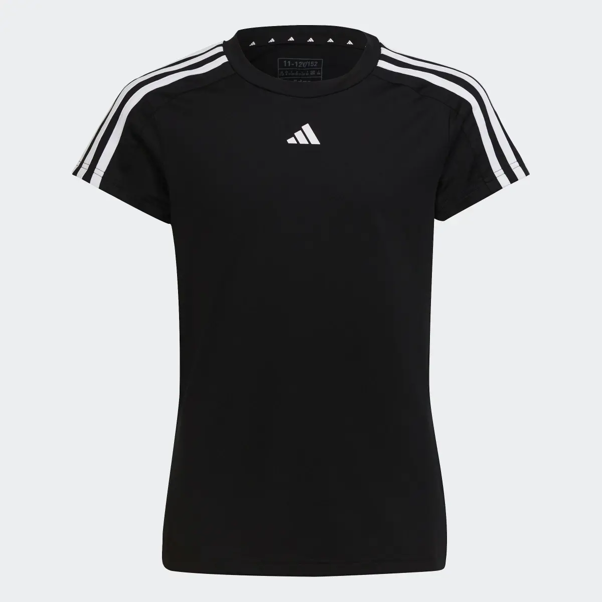 Adidas Train Essentials AEROREADY 3-Stripes Slim-Fit Training Tişörtü. 1