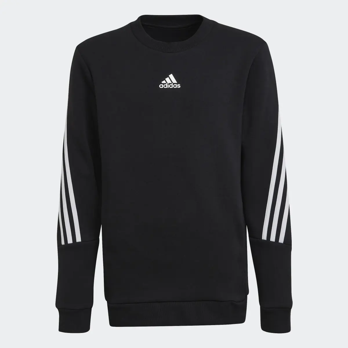 Adidas Future Icons 3-Stripes Crew Sweatshirt. 1