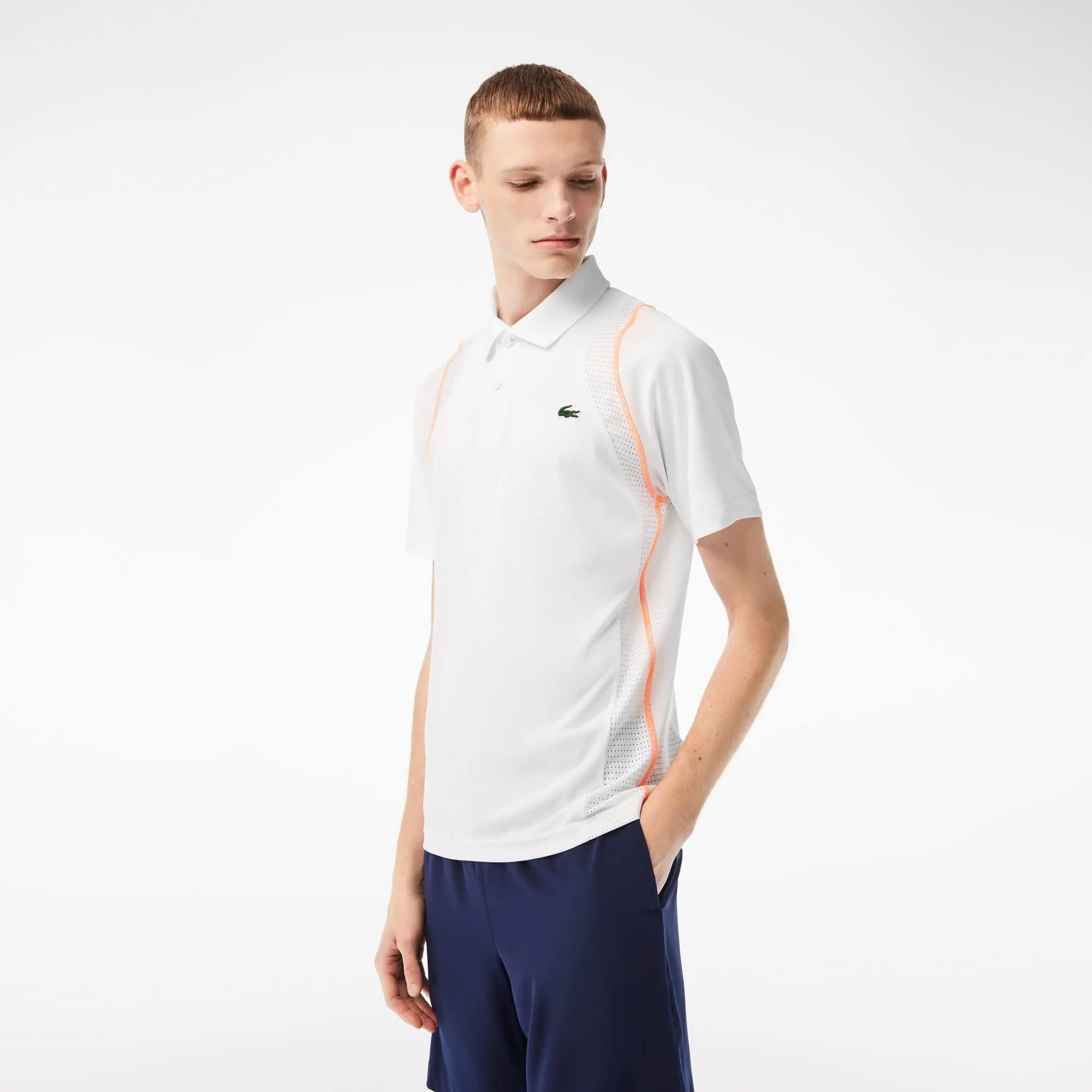 Lacoste Men’s Lacoste Tennis Recycled Polyester Polo Shirt. 1