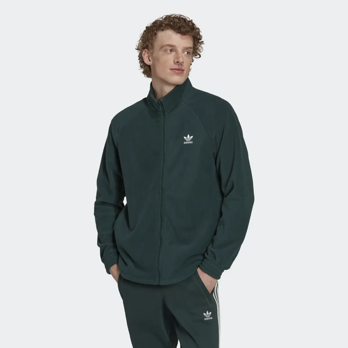 Adidas Chaqueta Adicolor Classics Trefoil Teddy Fleece. 2