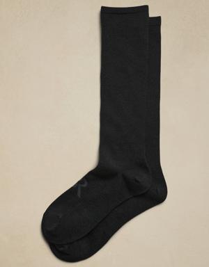 Banana Republic Breathe Merino Dress Sock black