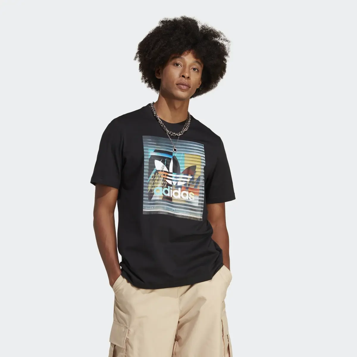 Adidas Graphics off the Grid T-Shirt. 2