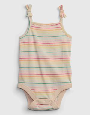 Baby 100% Organic Cotton Mix and Match Tank Bodysuit multi