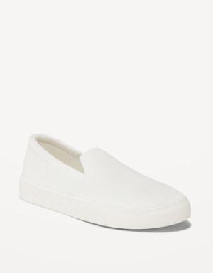 Soft-Knit Slip-On Sneakers for Women white