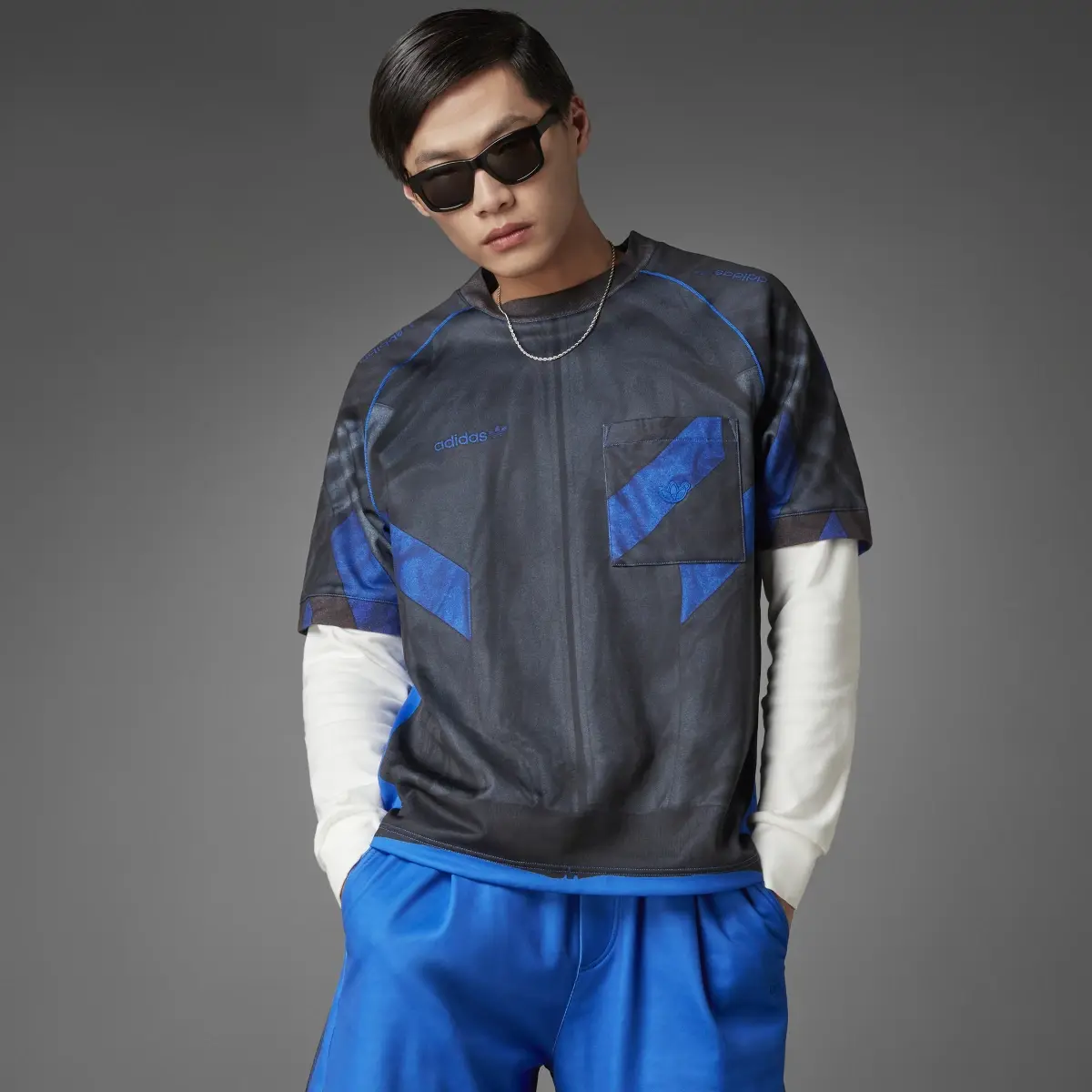 Adidas Blue Version Soccer Jersey. 1 Adidas Blue Version Soccer Jersey. 1
