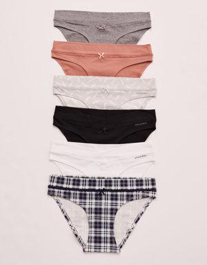 6-Pack Cotton Bikini Panty